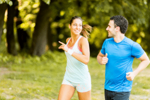 30s could running together to stay active