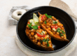 Sweet Potato Boats with Chickpeas